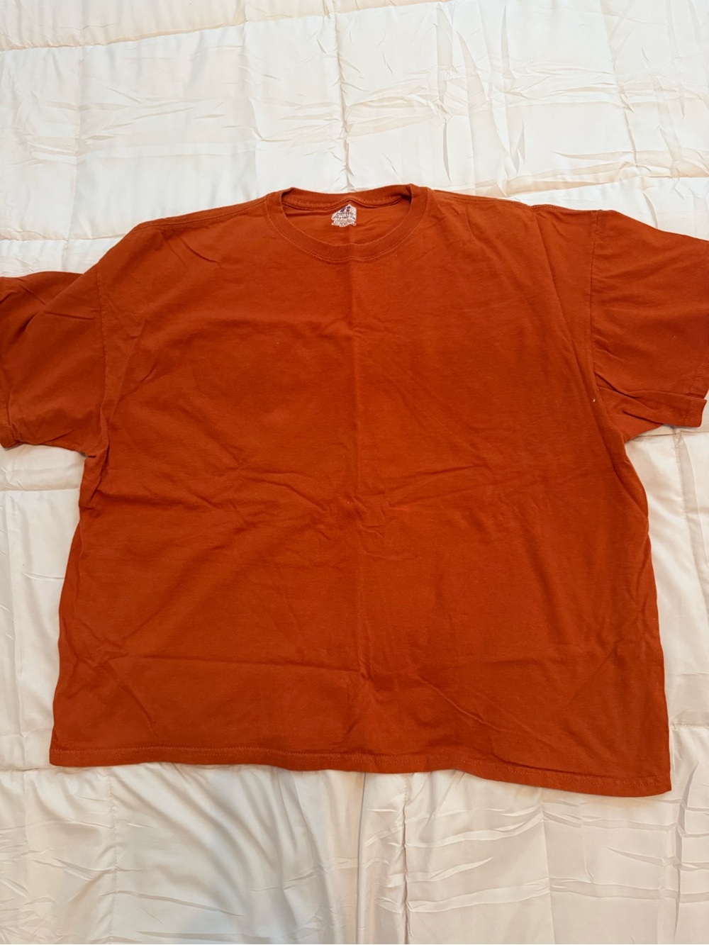 Russell Athletic Men's Crewneck T‑Shirt in Rust